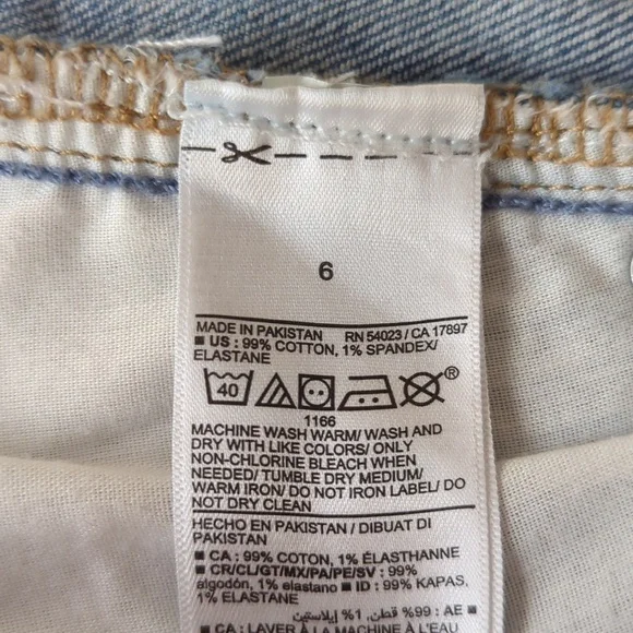 Old Navy High-Rise O.G. Loose Straight Secret-Smooth Pockets Mom Jeans 6 Blue - Picture 6 of 15